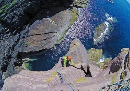 Old Man of Stoer, Original Route, Highlands, Scozia - Maurizio Oviglia e Cecilia Marchi su Old Man of Stoer - Original Route, Scozia