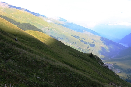 Chianale boulder, Valle Varaita, Piemonte, Claudia Colonia, Alessandro Penna - Chianale boulder: tornando a valle