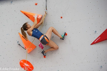 Lead World Cup 2016, Chamonix - Charlotte Durif