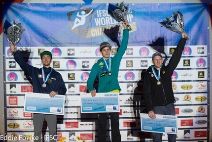 Coppa del Mondo Lead 2016, Chamonix - Stefano Ghisolfi, Domen Škofic, Jakob Schubert