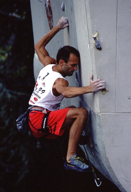 Dino Lagni - Dino Lagni al Rock Master di Arco nel 1999