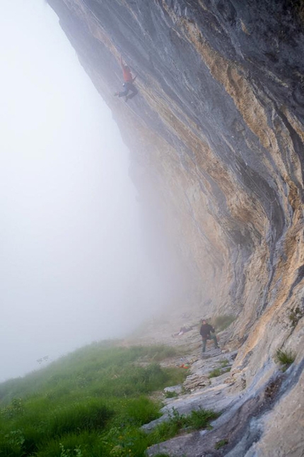 Jonathan Siegrist - Jonathan Siegrist engulfed in Switzerland's mist