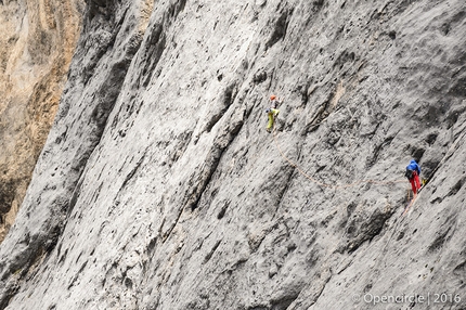 Federica Mingolla climbs the Marmolada Fish route: interview after the first female all-lead ascent