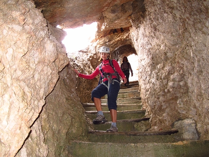 Alta Via della Grande Guerra nelle Dolomiti - Gallerie