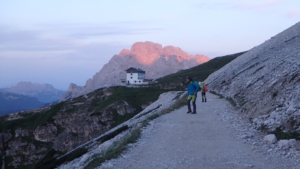 Torvagando for Nepal, Annalisa Fioretti, Gianpietro Todesco - Cima Piccolissima di Lavaredo, Via Cassin