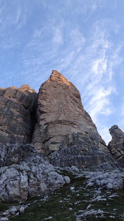 Torvagando for Nepal, Annalisa Fioretti, Gianpietro Todesco - Cima Piccolissima di Lavaredo, Via Cassin