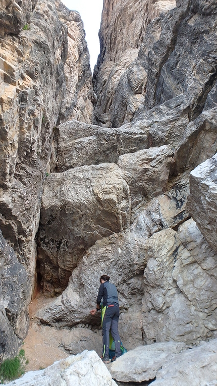 Torvagando for Nepal, Annalisa Fioretti, Gianpietro Todesco - Cima Piccolissima di Lavaredo, Via Cassin