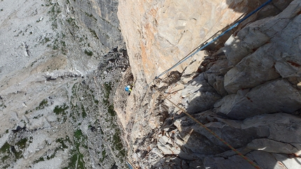 Torvagando for Nepal, Annalisa Fioretti, Gianpietro Todesco - Cima Piccolissima di Lavaredo, Via Cassin