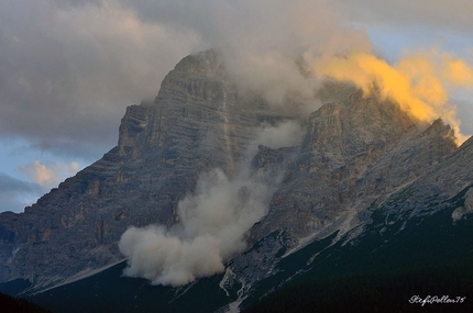 Frana sul Monte Pelmo, il video