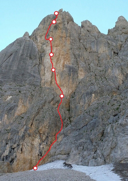 Bastava un Piumino, Dolomiti di Brenta, Val d'Ambiez, Andrea Simonini, Gianluca Beliamoli - Bastava un Piumino, Dolomiti di Brenta: 