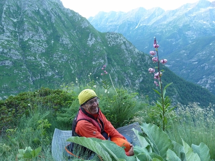 Punta Phuc, Monte Castello, Vallone di Noaschetta, Gruppo del Gran Paradiso - A volte ritornano, Cima Monte Castello Punta Phuc: Mario Ogliengo, bivacco alla cengia dei Gigli 