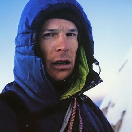 Steve House - Steve House, self-portrait taken in 2003 after his first attempt and failure to make the second ascent of K7 in the Karakoram range, Pakistan