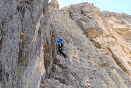 Una giornata nelle Dolomiti con Ivo Ferrari: la Frisch-Renzler al Sass dla Crusc