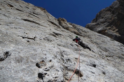 Torre del Formenton (gruppo Marmolada - Ombretta) - Sulla via Gogna-Pellegrinon