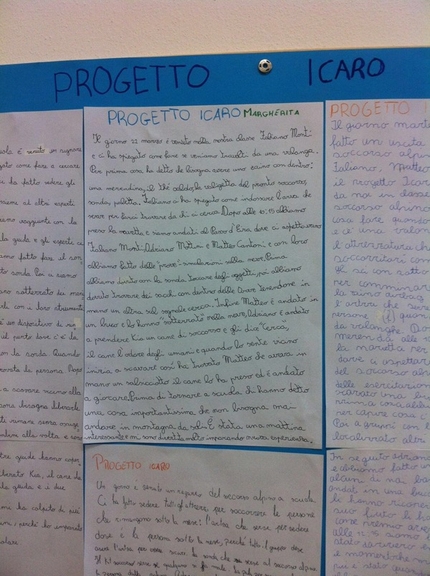 Progetto Icaro - I disegni e le parole dei ragazzi di Trepalle che hanno partecipato al Progetto Icaro.