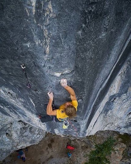 Alexander Megos - Alexander Megos making the first ascent of Fightclub (9b) the hardest sport climb in Canada
