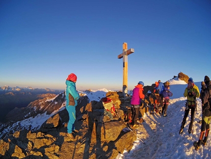Diabete, arrampicata, montagna, Cecilia Marchi - Cima del Vioz, Traversata 2016