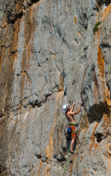 Rock Climbing Marathon – San Vito lo Capo - Gambaro sotto il sole cocente