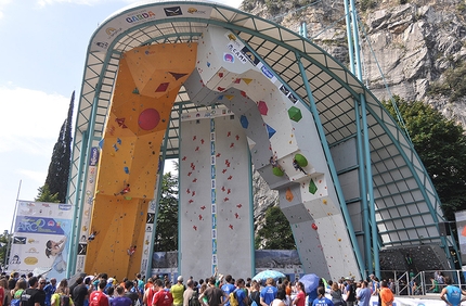 Rock Master Festival - Il mitico Climbing Stadium ad Arco, dove ininterrottamente dal 1987 viene disputato il Rock Master