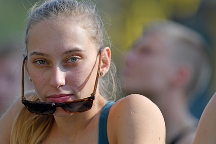 Janja Garnbret makes climbing history with first female 8c onsight, Fish Eye at Oliana