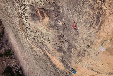 Sasha Di Giulian, Felipe Camargo, Pedra Riscada, Brazil - Sasha Di Giulian and Felipe Camargo making the first free ascent 'Planeta dos Macacos' (8a+, 650m) Pedra Riscada, Brazil