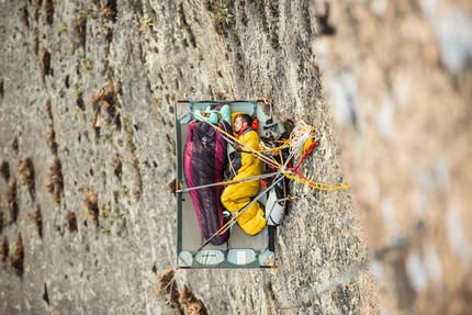 Sasha Di Giulian, Felipe Camargo, Pedra Riscada, Brazil - Sasha Di Giulian and Felipe Camargo making the first free ascent 'Planeta dos Macacos' (8a+, 650m) Pedra Riscada, Brazil