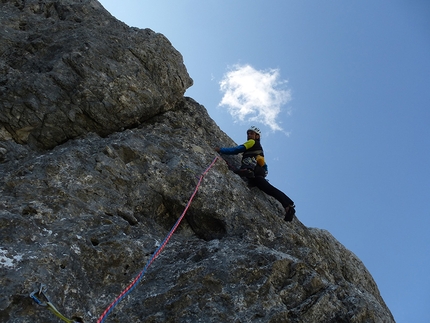 Creta Forata, Alpi Carniche - Creta Forata, Alpi Carniche: Naty per scalare