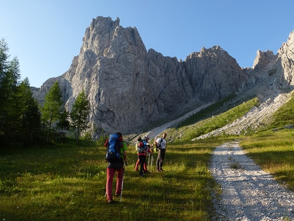 Creta Forata, Alpi Carniche - Vallone della Creta Forata,  Alpi Carniche