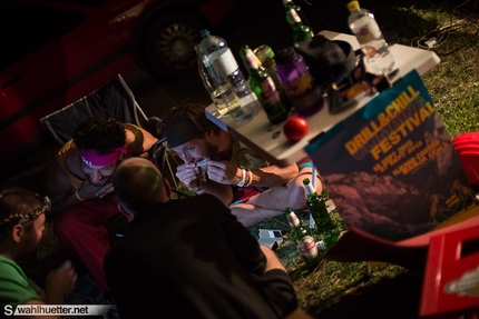 Drill & Chill Climbing and Highlining Festival, Bosnia and Herzegovina - During the Drill & Chill Climbing and Highlining Festival 2015 at Tijesno Canyon in Bosnia and Herzegovina