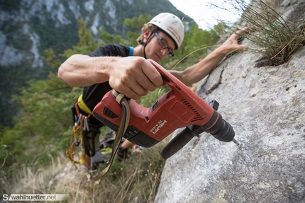 Drill & Chill Climbing and Highlining Festival, Bosnia and Herzegovina - During the Drill & Chill Climbing and Highlining Festival 2015 at Tijesno Canyon in Bosnia and Herzegovina