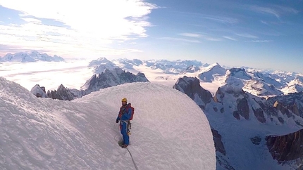 Cerro Torre, Markus Pucher, Patagonia - Markus Pucher attempting to solo Cerro Torre in winter on 03/09/2016