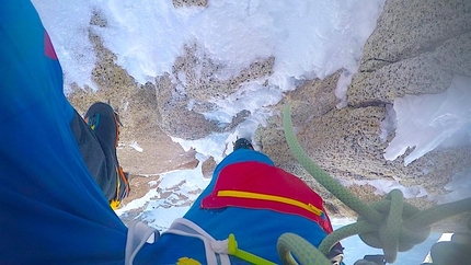 Cerro Torre, Markus Pucher, Patagonia - Markus Pucher durante il tentativo in solitaria ed in inverno del Cerro Torre il 03/09/2016