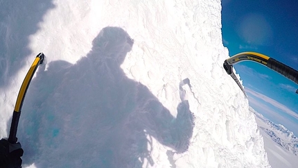 Cerro Torre, Markus Pucher, Patagonia - Markus Pucher attempting to solo Cerro Torre in winter on 03/09/2016