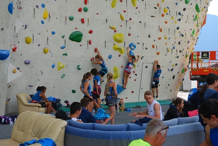 Coppa Europa Giovanile Speed, Imst, Arrampicata Sportiva - Durante la Coppa Europa Giovanile Speed a Imst, Austria, il 10/09/2016