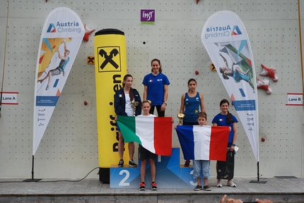 Coppa Europa Giovanile Speed, Imst, Arrampicata Sportiva - Durante la Coppa Europa Giovanile Speed a Imst, Austria, il 10/09/2016