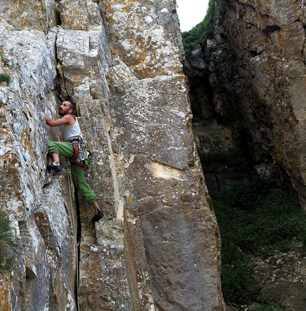 Pescopennataro Verticale 2016 - Nico Caprioli al meeting Pescopennataro Verticale 2016