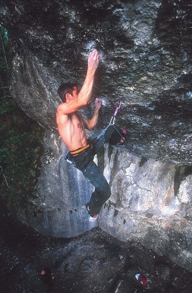 Christian Bindhammer, Action Directe, Frankenjura - Christian Bindhammer ripete Action Directe 9a, Frankenjura 