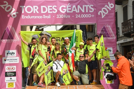 Tor des Géants 2016 - Oliviero Bosatelli winning the Tor des Géants 2016