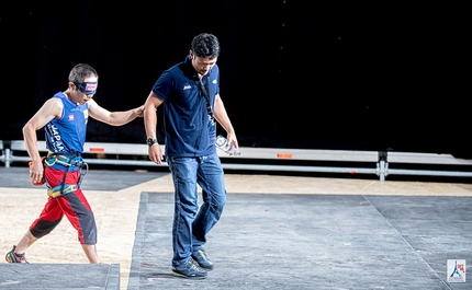 Mondiali di Arrampicata Sportiva di Parigi - Durante i Mondiali di Arrampicata Sportiva a Parigi