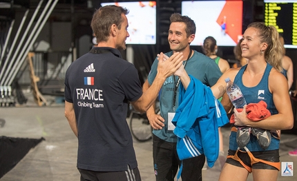 Mondiali di Arrampicata Sportiva di Parigi - Durante i Mondiali di Arrampicata Sportiva a Parigi