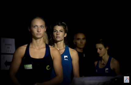 Mondiali di Arrampicata Sportiva di Parigi - Durante i Mondiali di Arrampicata Sportiva a Parigi