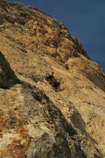 Fumo negli occhi sul Cimon della Pala in Dolomiti