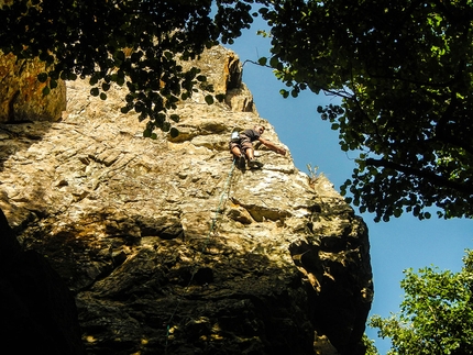 Sos Molinos, Sardegna, arrampicata - Torre Vacca nel settore North Face Andromeda a Sos Molinos (OR), Sardegna