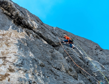 Nordwestwand, prima salita in libera sulla Schwarze Wand