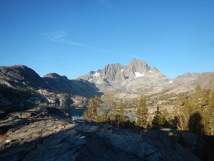 John Muir Trail, trekking USA - John Muir Trail: Banner peak e Thousand Island Lake