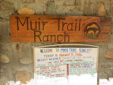 John Muir Trail, trekking USA - John Muir Trail: il Ranch a metà percorso fondamentale per l’approvvigionamento