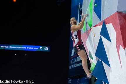 Mondiali di Arrampicata Sportiva di Parigi - Mondiali di Arrampicata Sportiva a Parigi: Petra Klinger