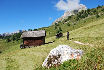 Peitlerkofel, Sas de Putia, Dolomites - Peitlerkofel: the Putia meadows