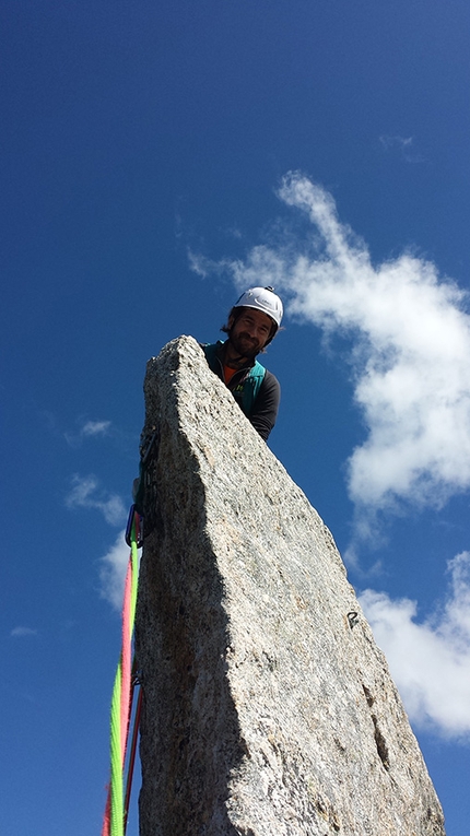 Torvagando for Nepal, Annalisa Fioretti, Gianpietro Todesco - Torvagando for Nepal: Pizzo Spazzacaldera (2487m) e la Fiamma in Val Bregaglia