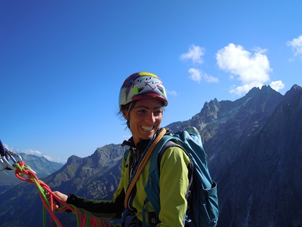 Torvagando for Nepal, Annalisa Fioretti, Gianpietro Todesco - Torvagando for Nepal: Pizzo Spazzacaldera (2487m) e la Fiamma in Val Bregaglia